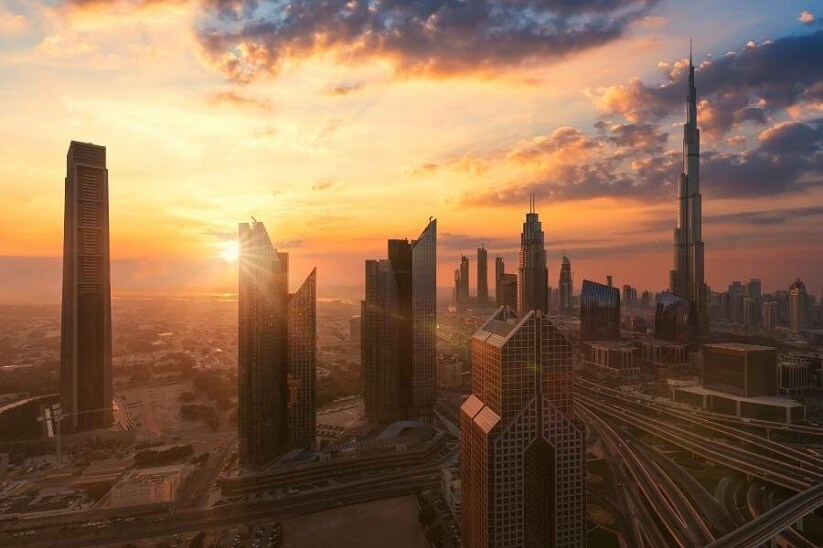 A Lovely Sunrise in Dubai Experience at different Locations